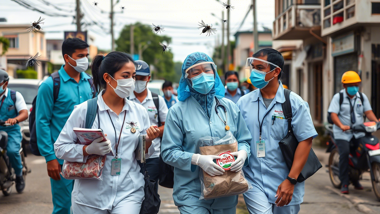 Ministério da Saúde Mobiliza Profissionais para Combater Epidemia de Dengue em São José do Rio Preto